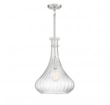 Savoy House 7-2265-1-SN - Bristo 1-Light Pendant in Satin Nickel