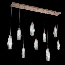 Hammerton PLB0049-09-BB-RS-C01-L3 - Aalto Linear 9pc Multi-Pendant