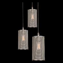 Hammerton CHB0019-03-FB-0F-C01-L3 - Uptown Mesh Round 3pc Multi-Pendant