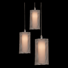 Hammerton CHB0019-03-GB-F-C01-L3 - Uptown Mesh Round 3pc Multi-Pendant